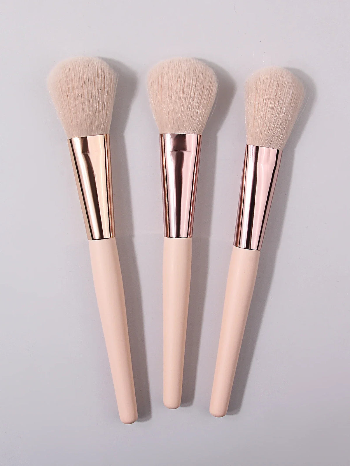 3-Piece Soft Fluffy Blush Brush Set – Highlight & Contour