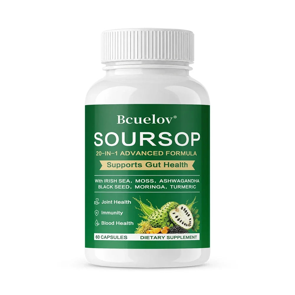 Graviola Soursop Supplement – Immune & Cell Support Capsules