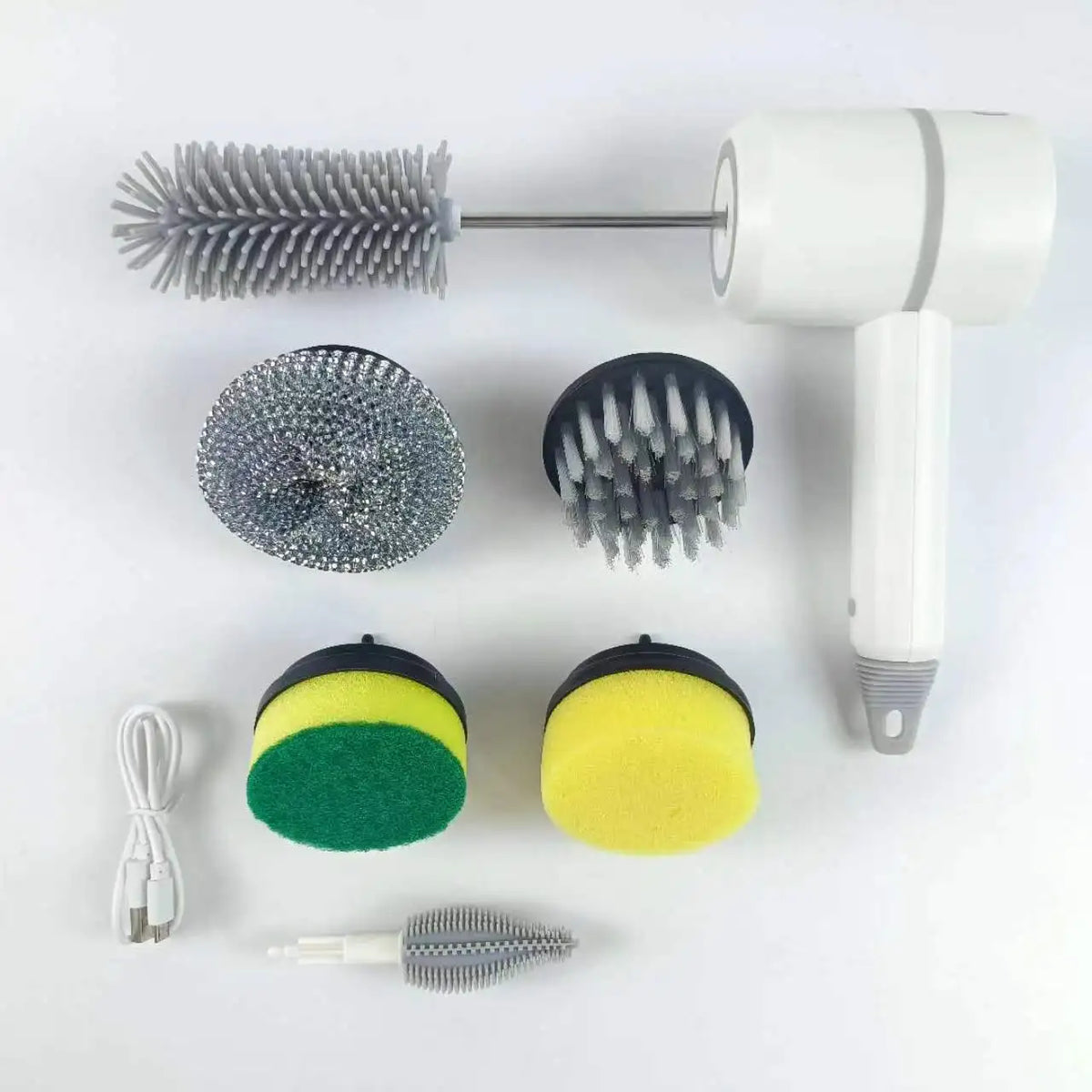 Electric Spin Scrubber Cleaning Brush – USB Rechargeable