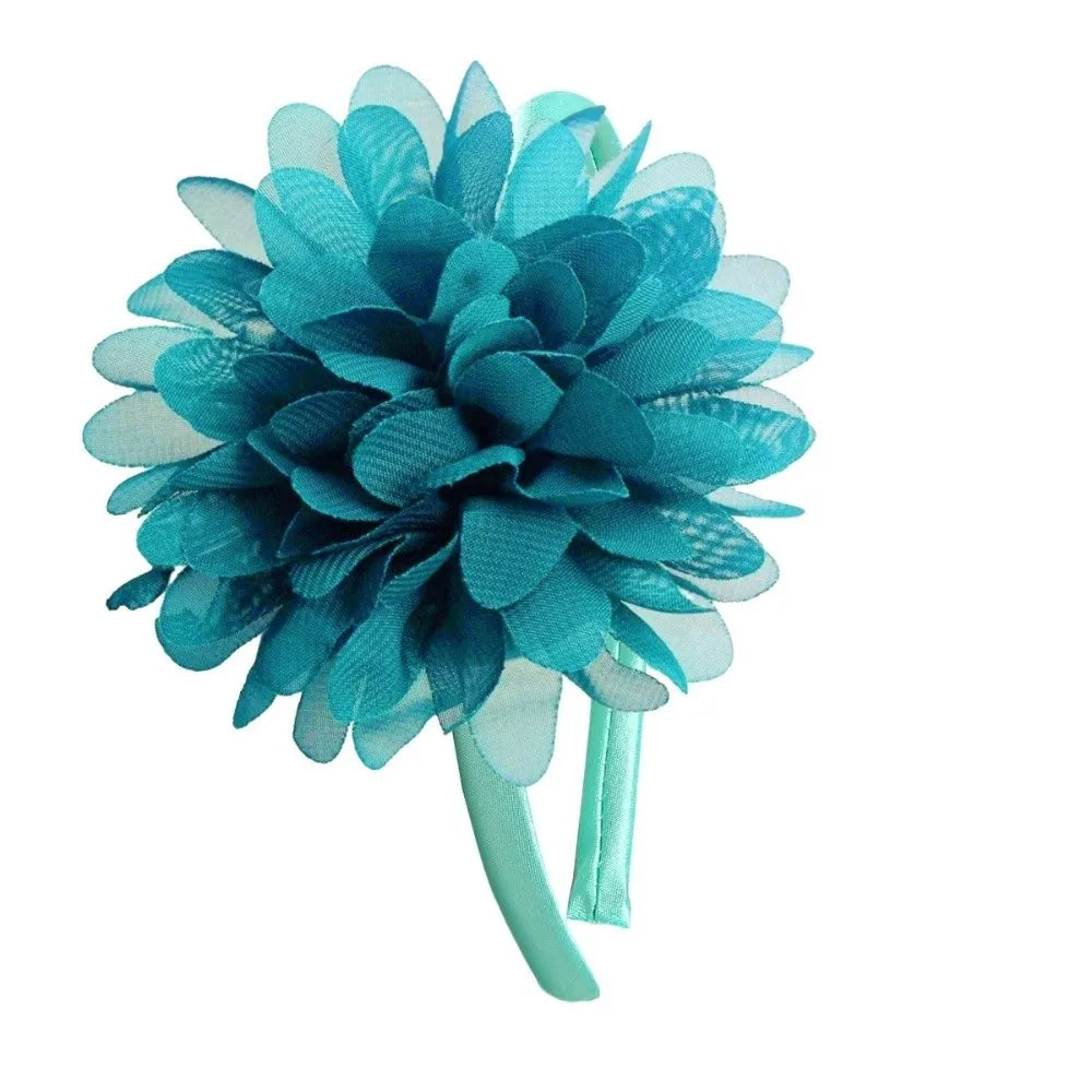 Big Flower Girls Headband – Multi-Layer Princess Hairband