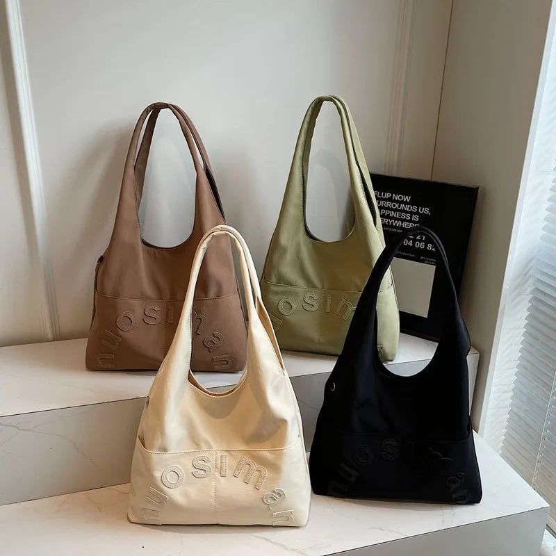 Women's Large Capacity Multi-Pocket Tote Shoulder Bag 2025