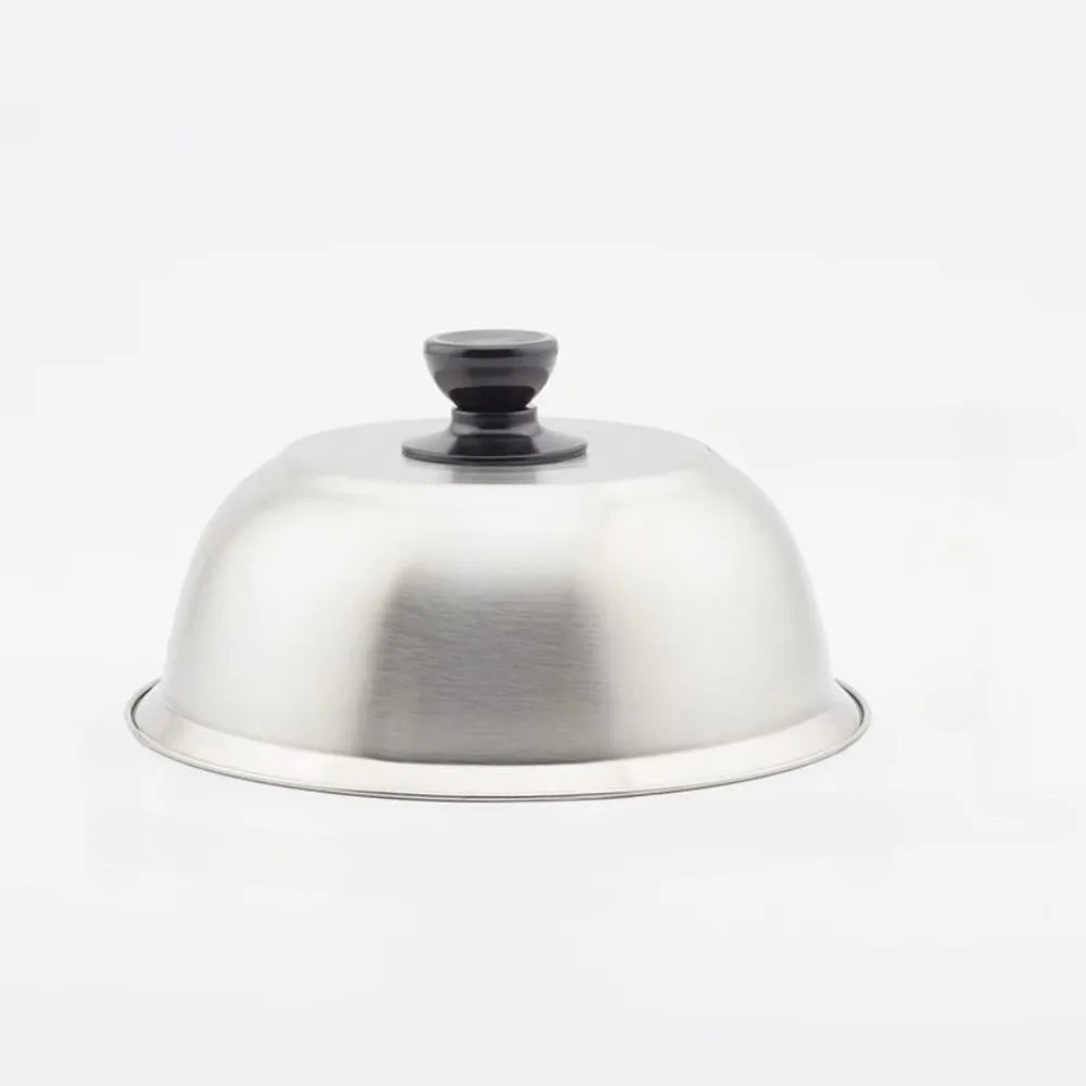 Stainless Steel Dome Lid for Cheese Melting, Burgers & BBQ
