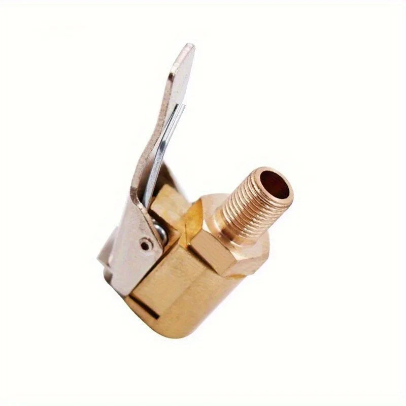 8mm Tire Air Chuck Inflator Valve Clip Clamp Connector Adapter