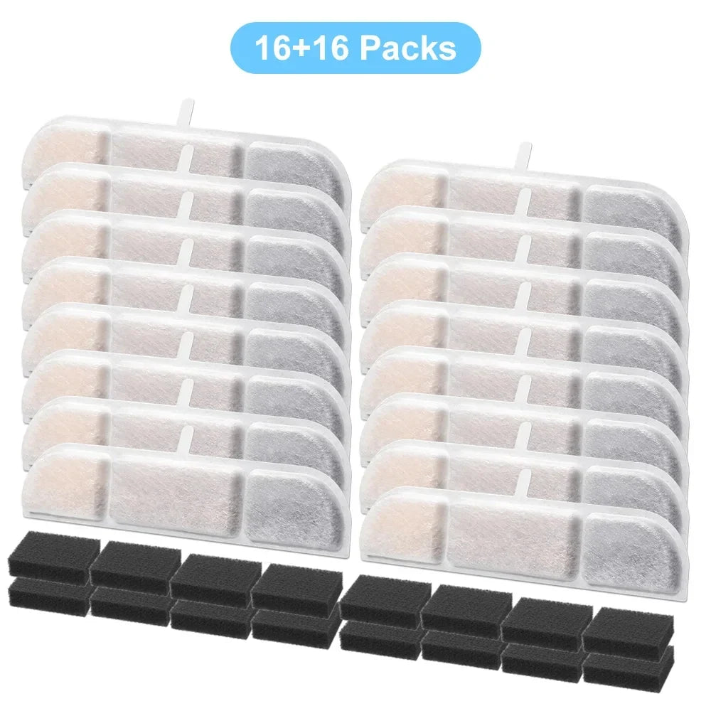 Activated Carbon Filter Cartridge for Cat Fountain WFP6 – 6/12 Pack