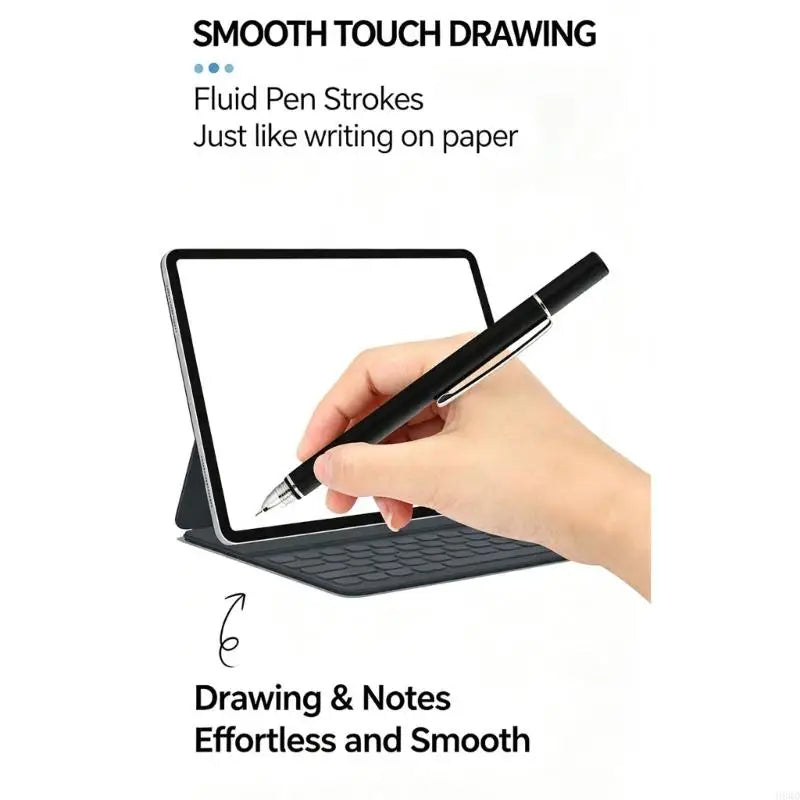 Disc Tip Stylus Pen – Metal Body, Cap & Clip | Touch Screens