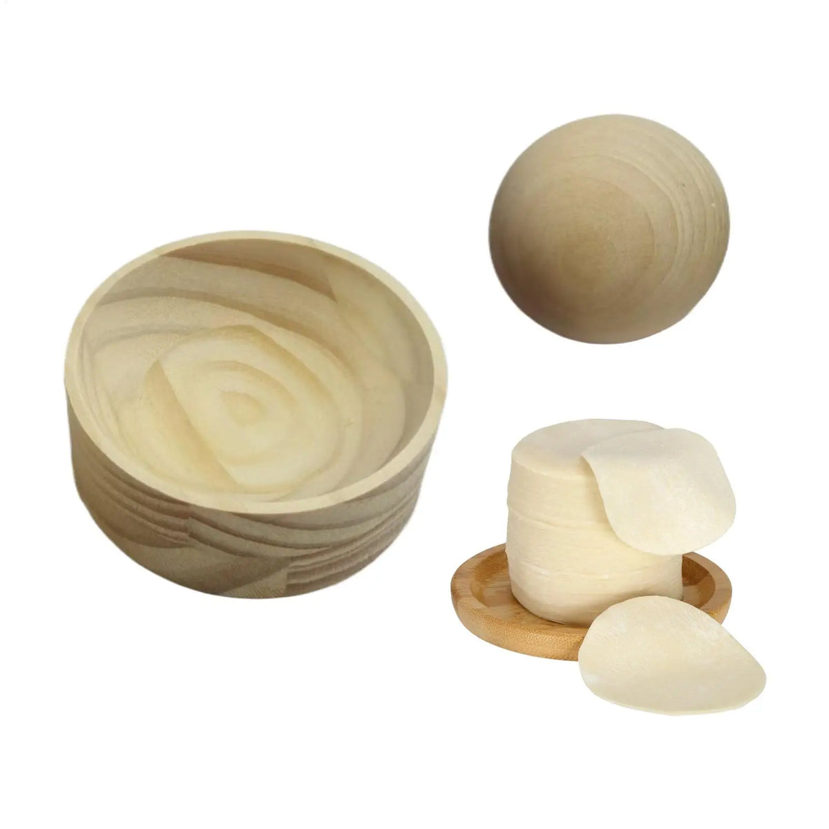 Wood Dumpling Skin Maker – Manual Dough Press Mold