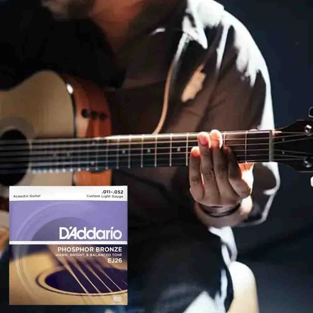 D'Addario EJ26 Phosphor Bronze Acoustic Guitar Strings 11-52