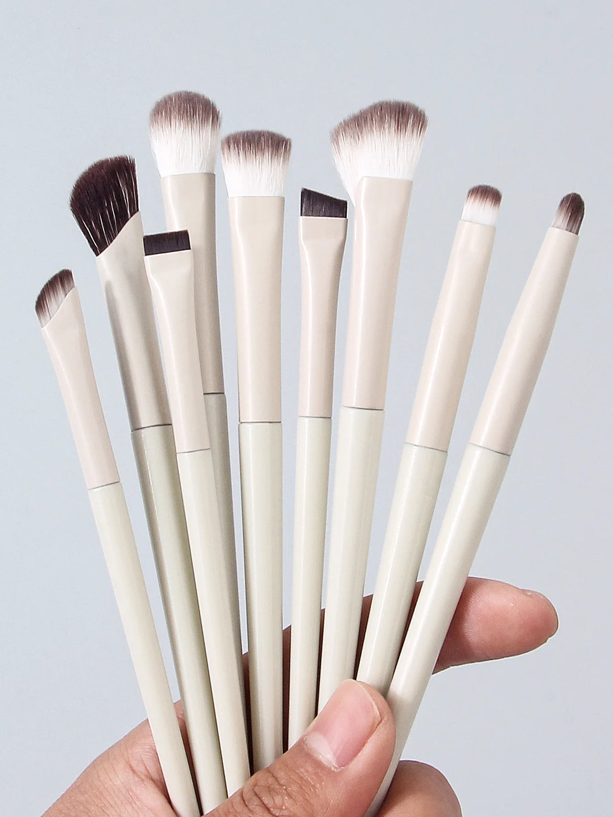 9-Piece Soft Eye Makeup Brush Set – Eyeliner & Eyeshadow