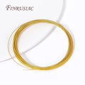 Gold Plated Stainless Steel Beading Wire 0.3–0.6mm | DIY Jewelry