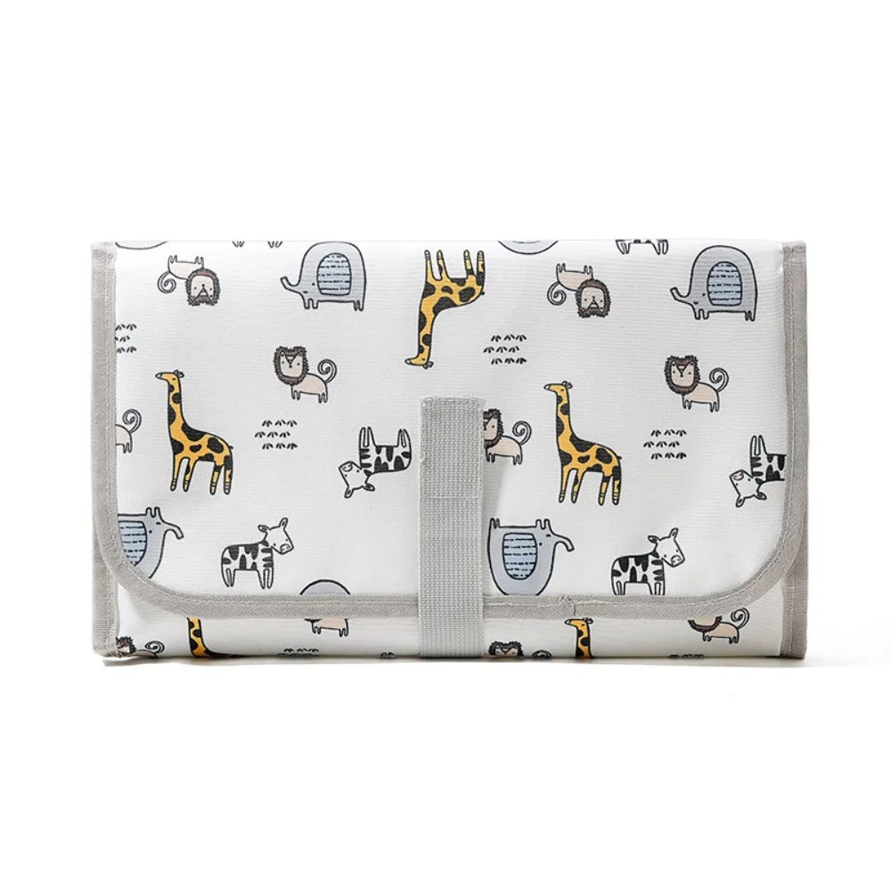 Portable Foldable Waterproof Baby Diaper Changing Mat | Cartoon