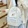 Japanese Cartoon Print Backpack for Girls – Cute School Bag