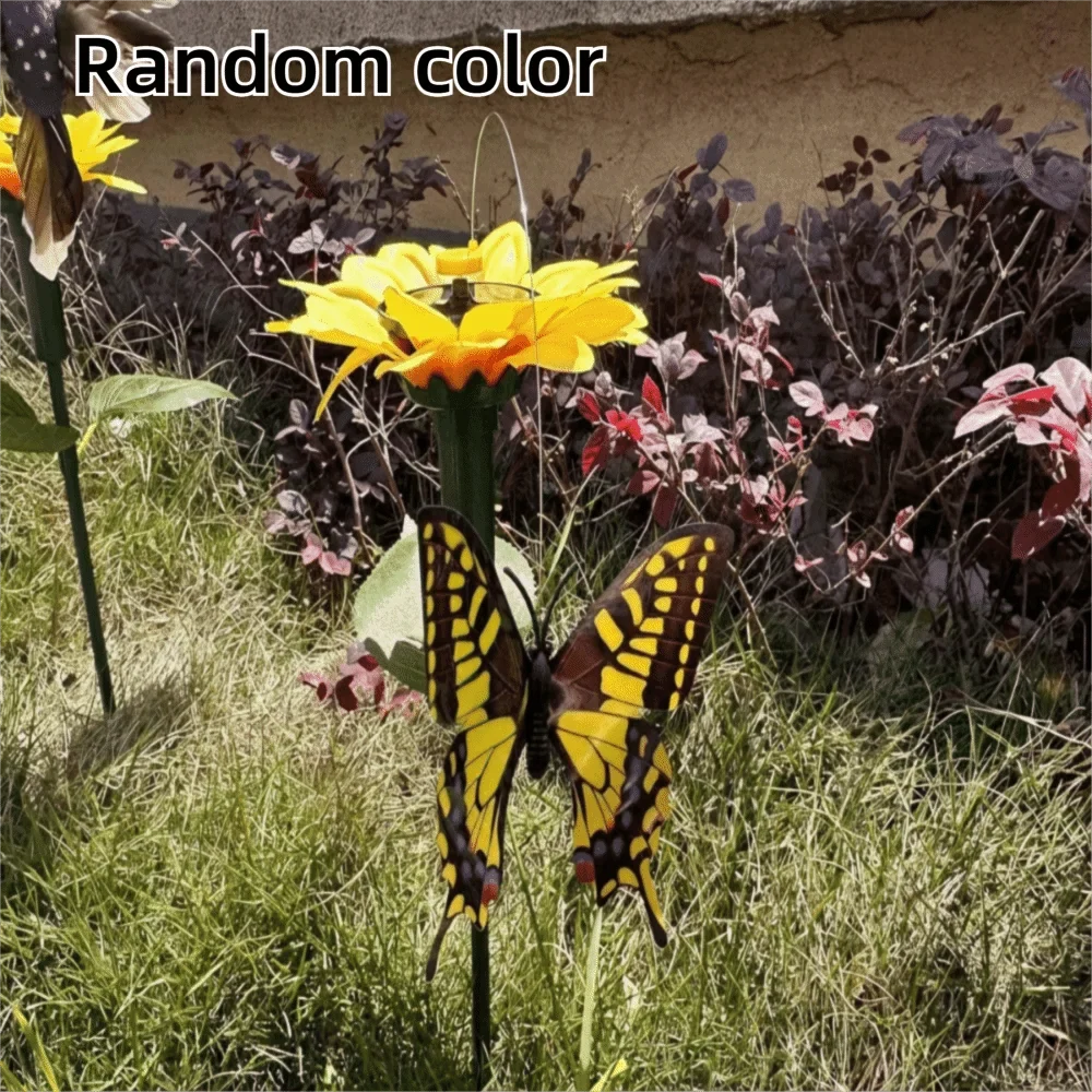 Solar Dancing Bird & Butterfly Garden Stake Ornament | Waterproof