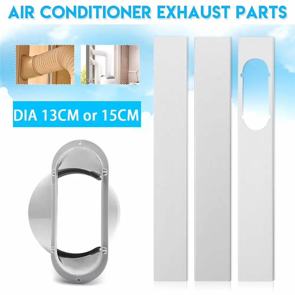 Portable AC Window Kit – Slide Plate, Adaptor & Exhaust Connector