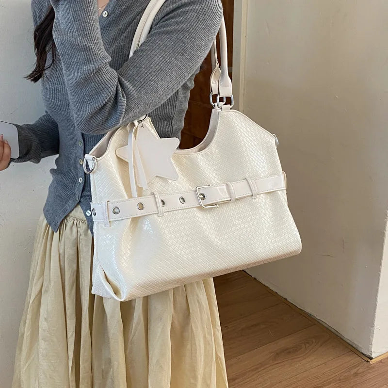 Nixie Morning 8 Large Capacity Soft Leather Tote Bag Women
