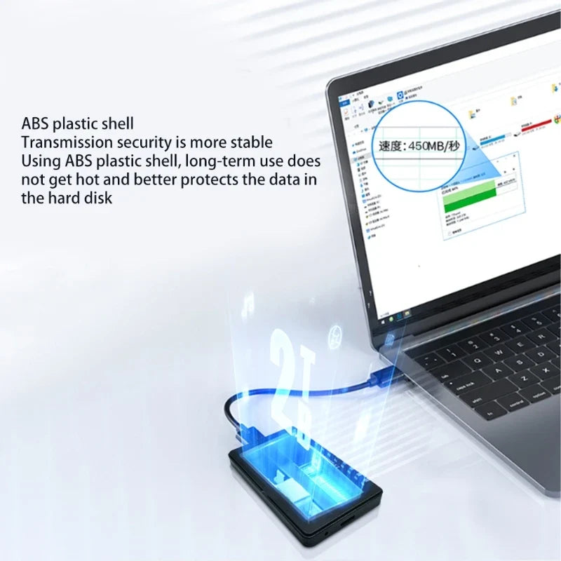 2.5" Portable HDD Enclosure USB 3.0 – 450MB/s | Deek-Robot