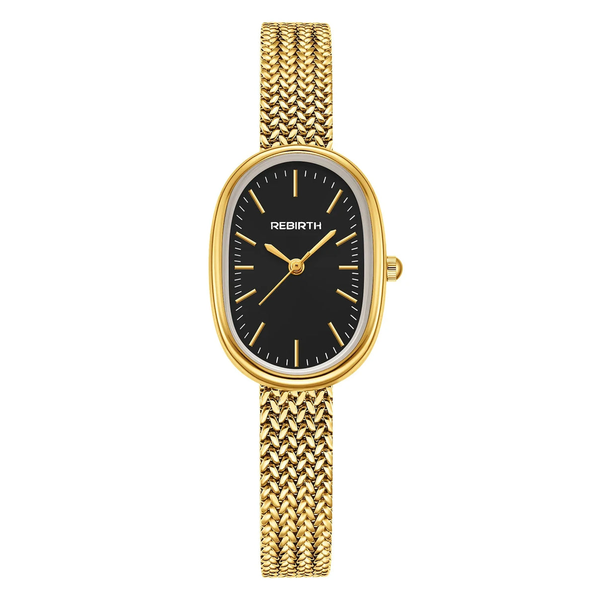 REBIRTH Women's Elegant Quartz Watch | Stainless Steel Band
