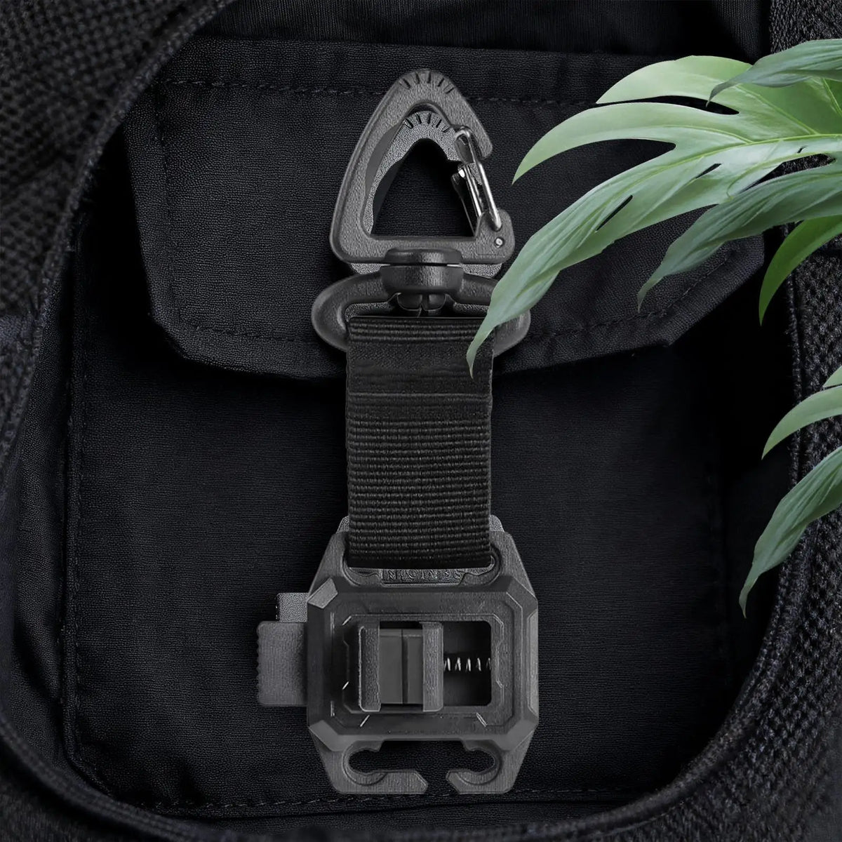 Wearable Fishing Rod Holder Clips with Adjustable Strap