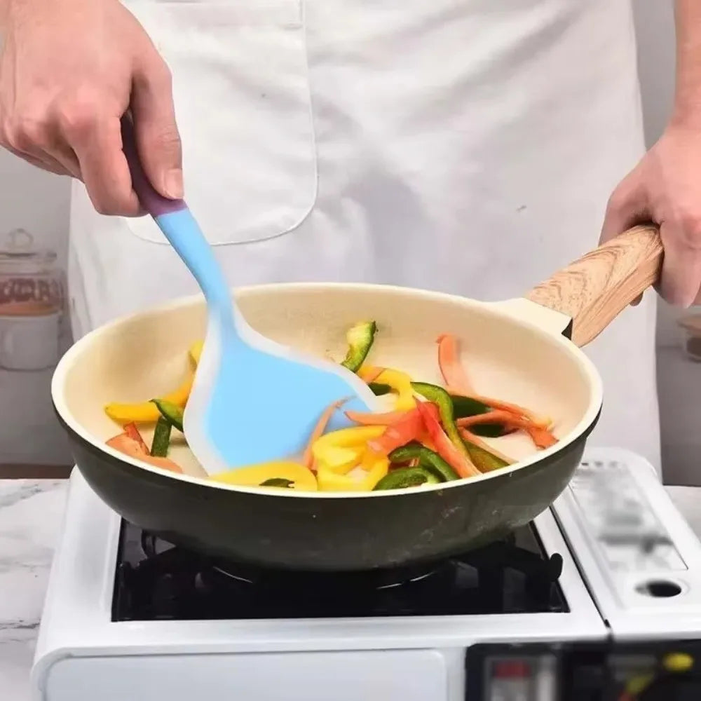 Wide Silicone Spatula – Heat-Resistant Nonstick Turner