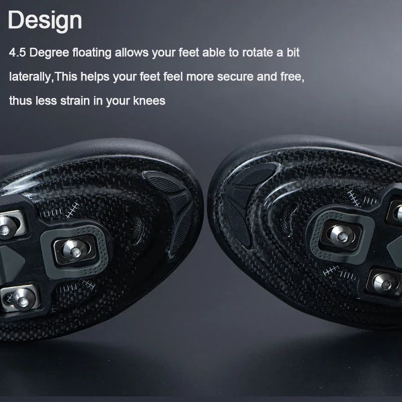 Road Cycling Cleats 4.5° Float Self-Locking LOOK KEO Compatible