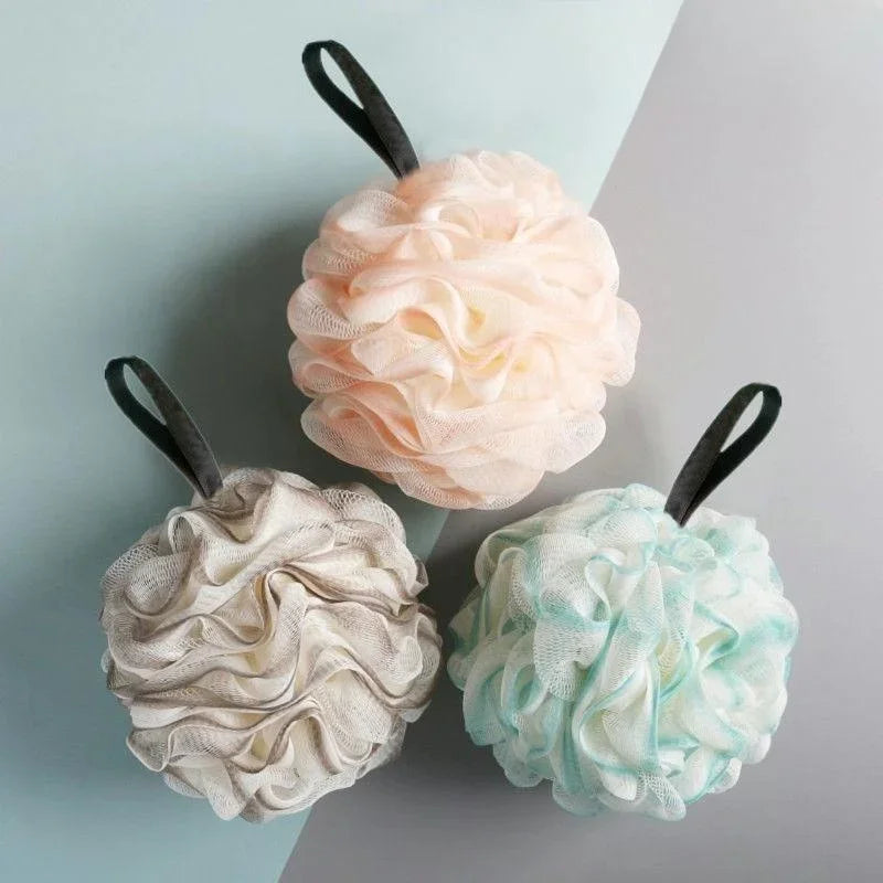 Large Mesh Bath Sponge Ball – Rich Lather Body Scrubber