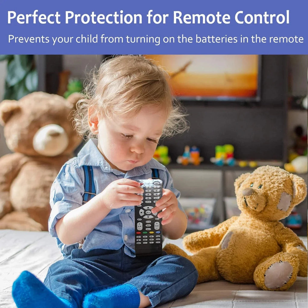 10PCS Clear Shrink Film Remote Control Covers – Universal Fit