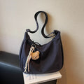 Japanese Canvas Tote Bag – Large Shoulder & Crossbody Bag