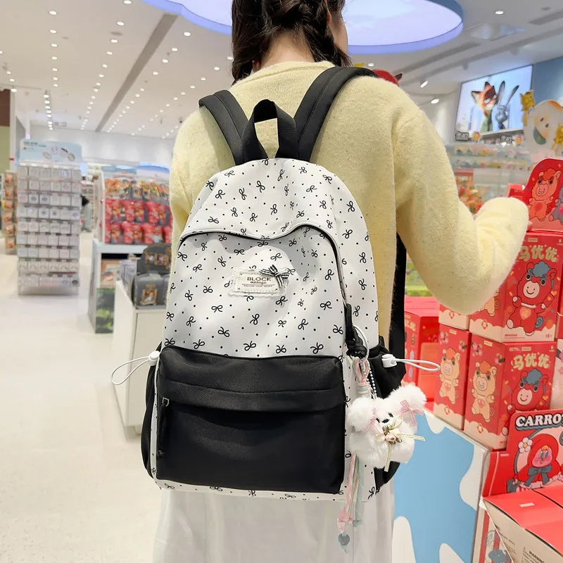 Korean Mori Style Backpack – Cute Lightweight Large Capacity