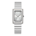 Women's Vintage Rectangular Quartz Watch – Steel Strap Retro