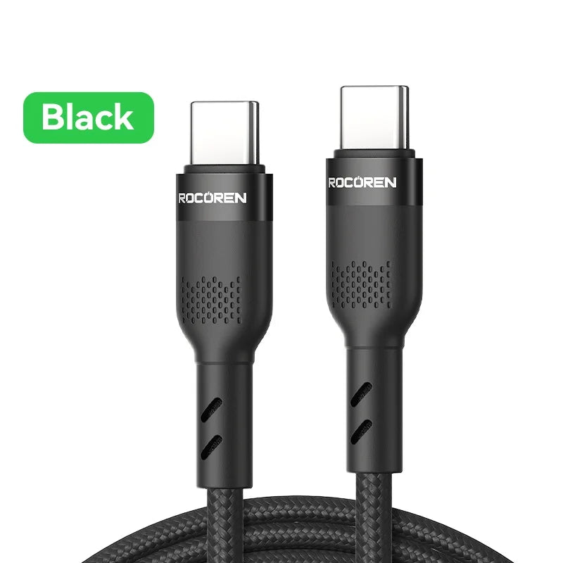 Rocoren 60W USB-C to USB-C Fast Charging Cable 1m/2m