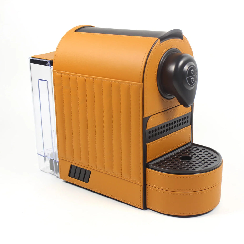 KADERN Leather-Wrapped Capsule Coffee Machine | Hotel & Home