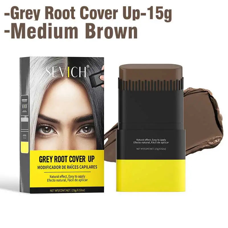 Sevich Beard Dye Stick – Waterproof Gray Coverage, 3 Colors