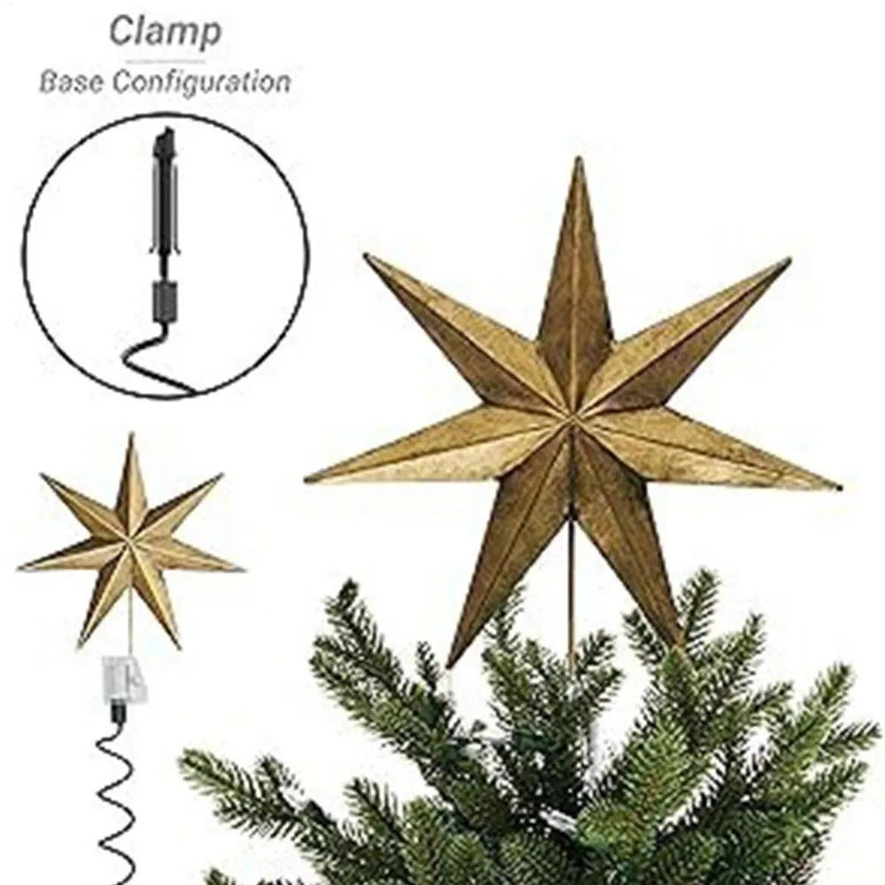 Twist-On Christmas Tree Topper Holder | Adjustable Stabilizer