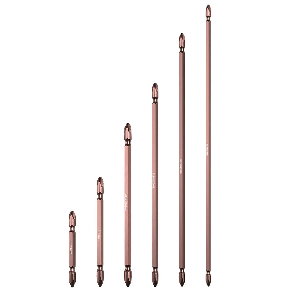 DAZZLEEX PH2 Magnetic Screwdriver Bits 65mm–300mm Hex Shank