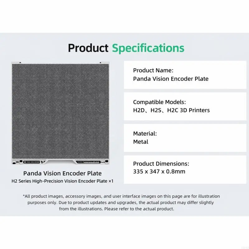 3D Printer Calibration Board for H2D H2C H2S | Motion Accuracy