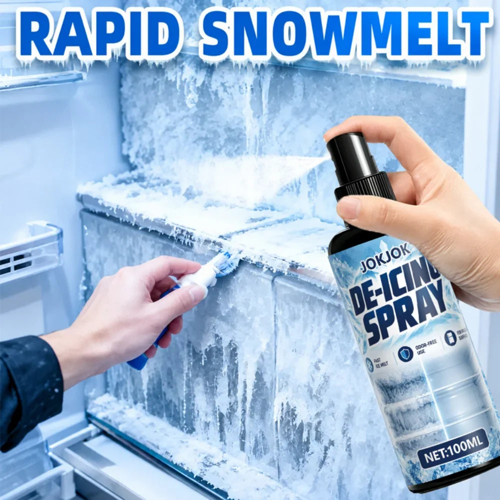 Car Windshield Deicer Spray – 100ml Portable Defroster