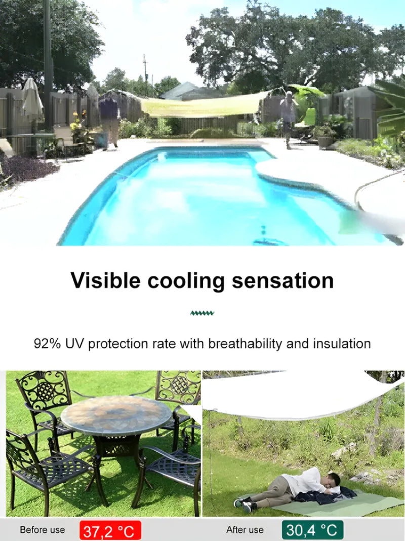 Waterproof PE Tarpaulin – UV & Tear-Resistant Outdoor Canopy