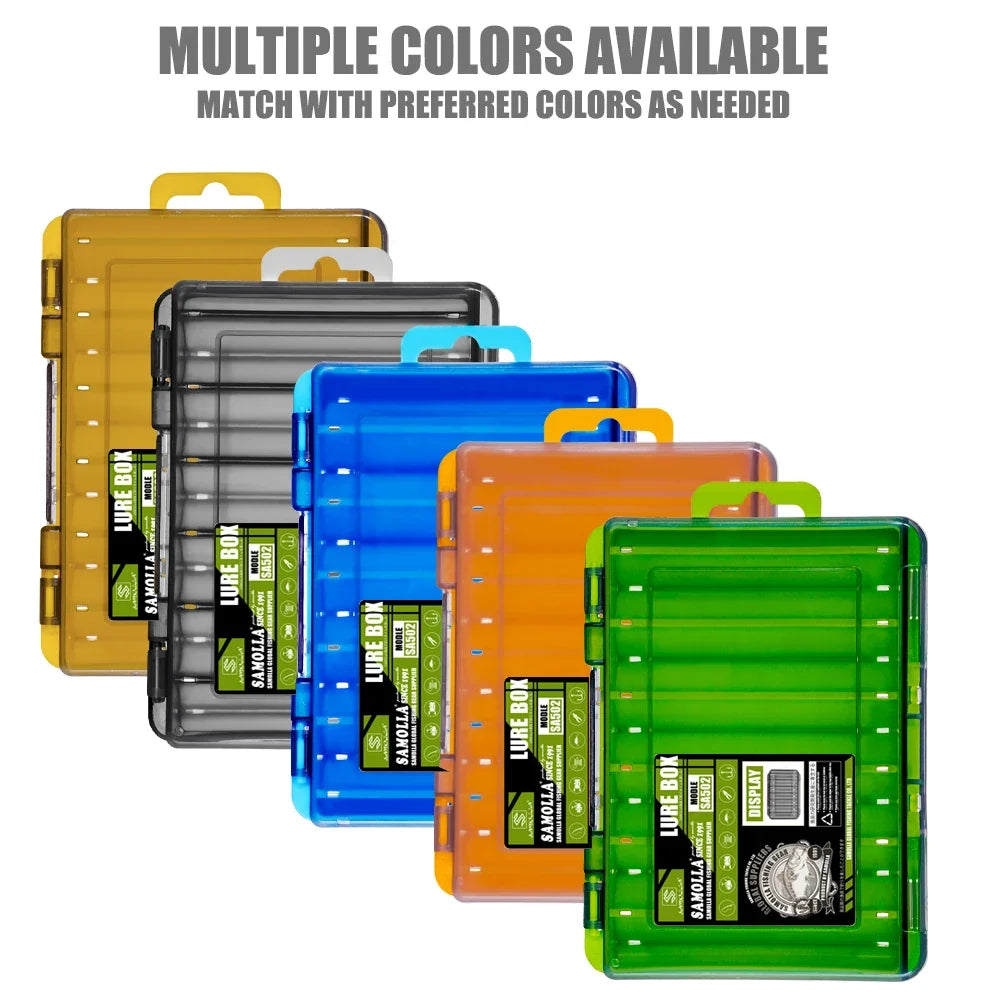 Double-Sided Fishing Tackle Box – Lure & Hook Organizer