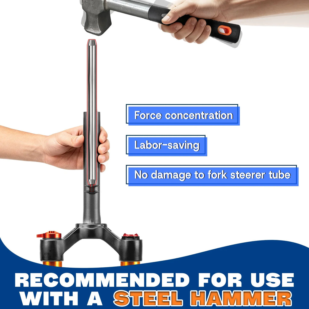 Bicycle Fork Star Nut Removal & Installation Tool Set MTB