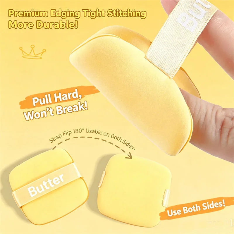 Butter Cookie Makeup Sponge Puffs | Wet & Dry 6/10 Pack