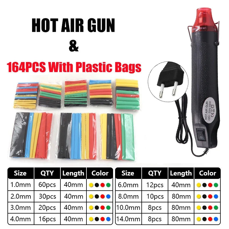220V 300W Mini Hot Air Gun DIY Craft Tool with Stand