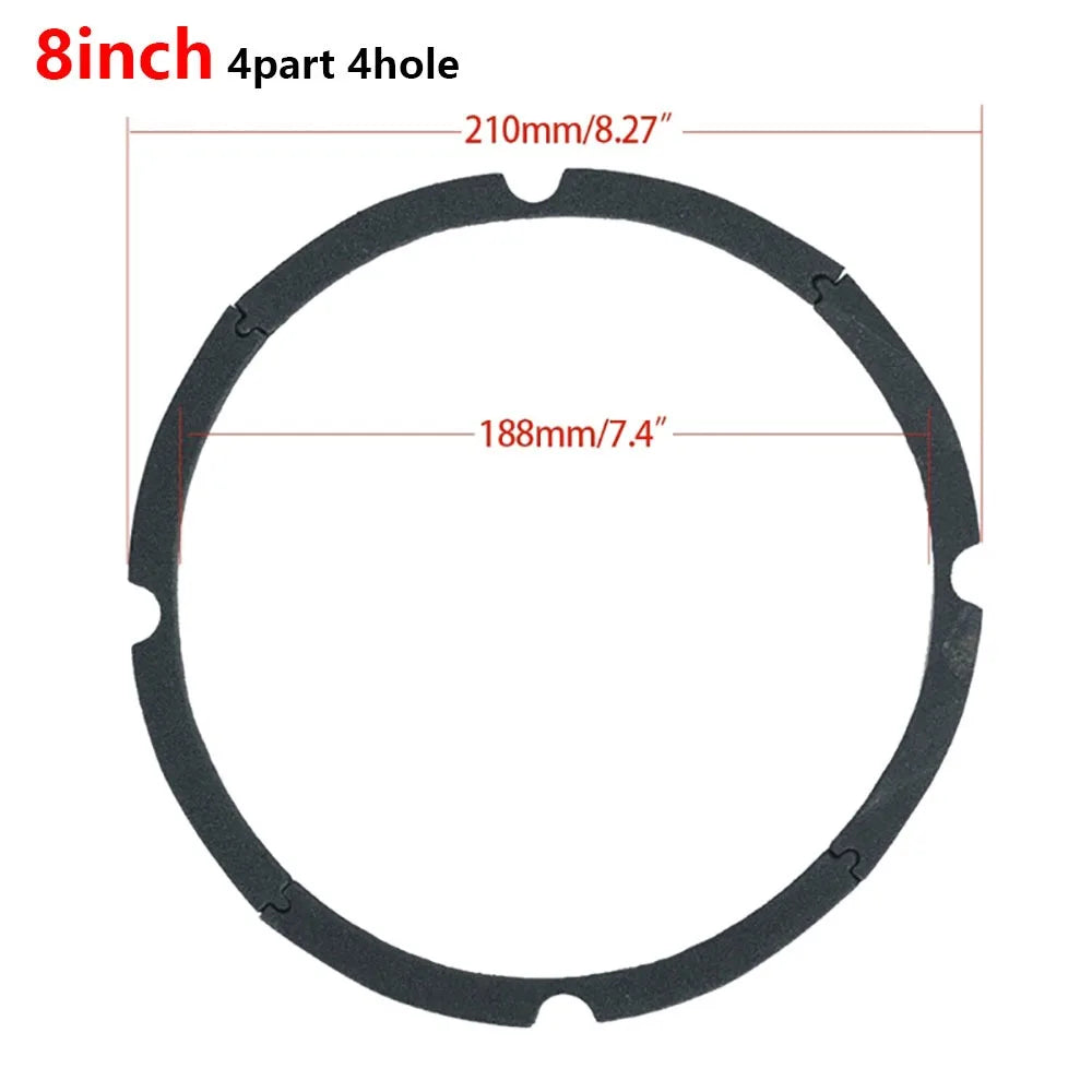EVA Speaker Foam Gasket Ring 4–18 Inch Woofer Sponge Strip