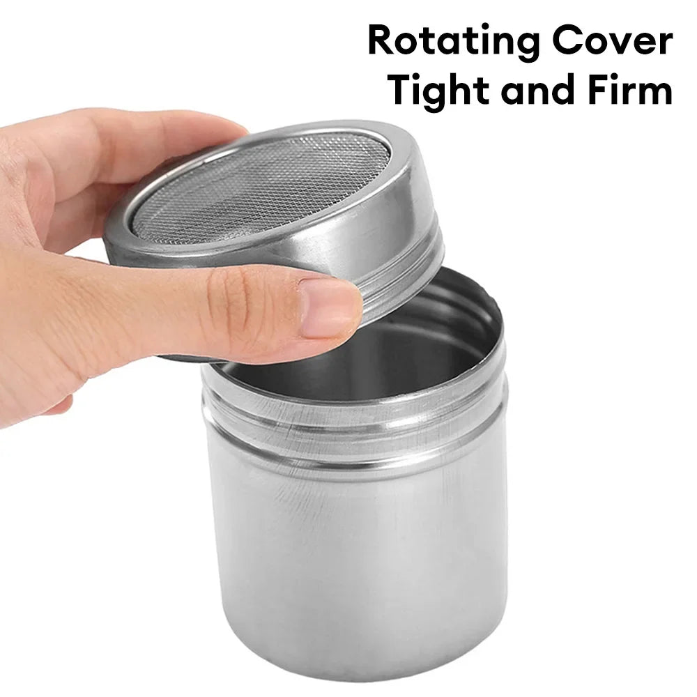 Stainless Steel Spice Jars with Lids – Seasoning Storage Containers