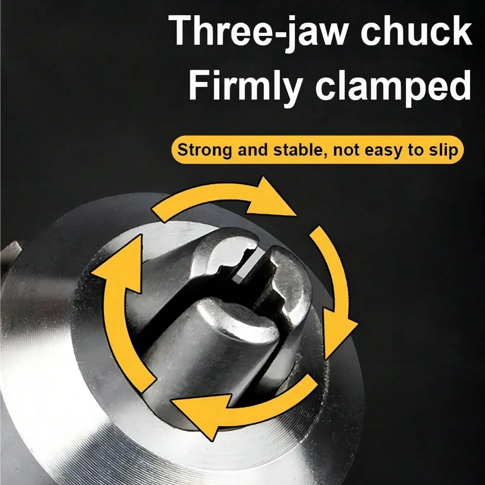 Keyless Drill Chuck Adapter 5-Pc Kit | 1/4 Hex & SDS Plus