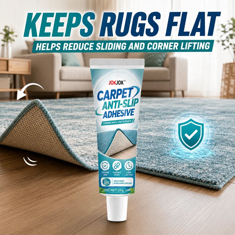 Transparent Anti-Slip Carpet Gel Adhesive – Waterproof Rug Fix
