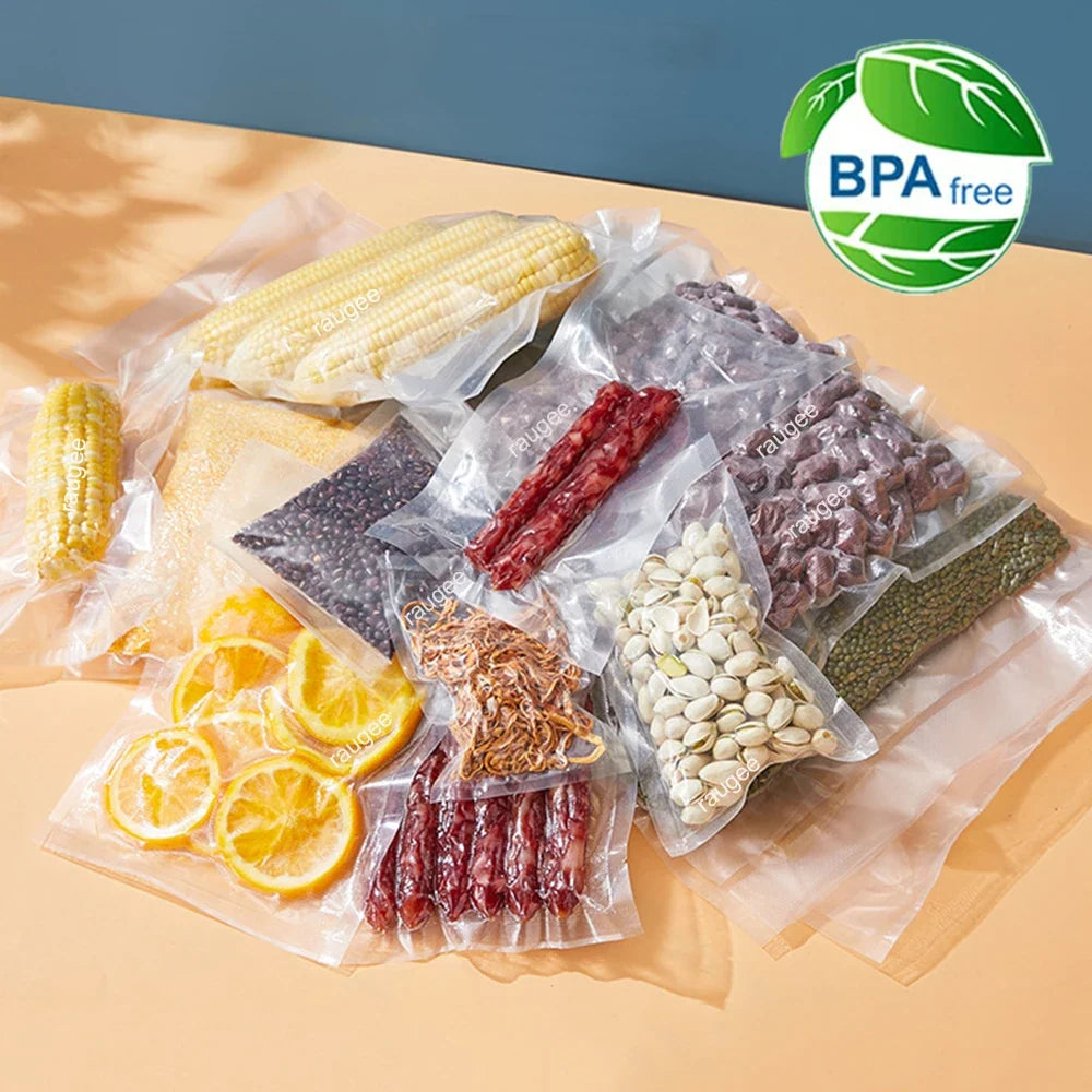 Vacuum Sealer Bags 100-Pack | Food Storage Packaging