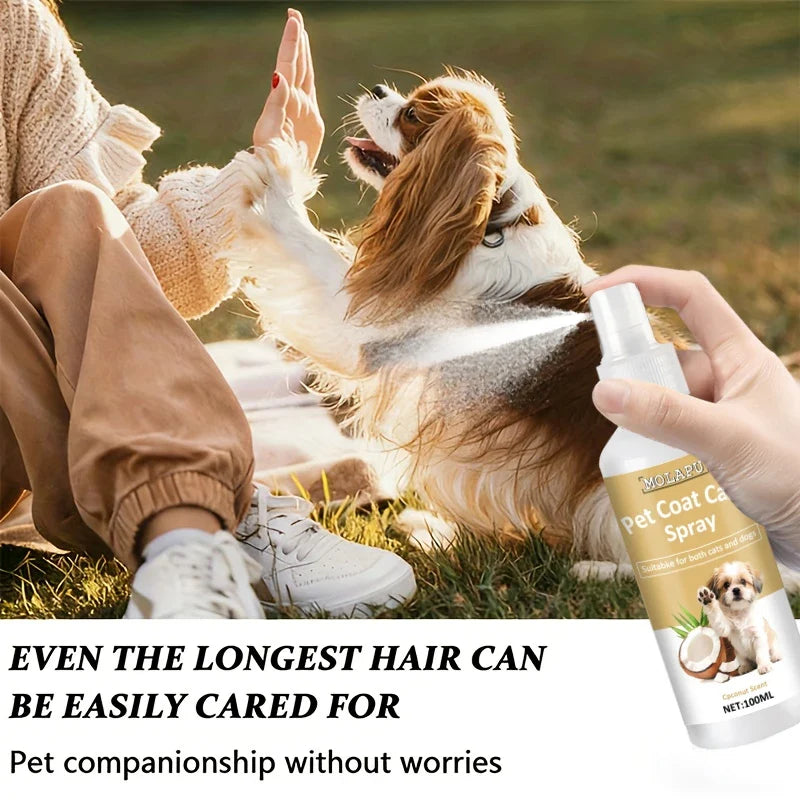 Pet Detangling Spray – Smooth & Tangle-Free Cat Coat