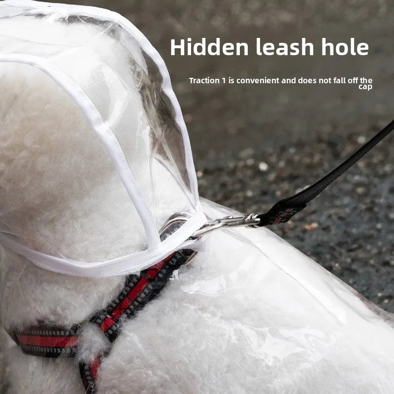 Transparent Waterproof Dog Raincoat – 7 Sizes | Nixie