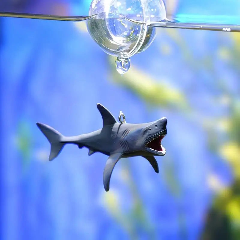 Floating Shark & Submarine Fish Tank Decorations – PVC Ornaments