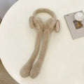 Rabbit Ear Muffs Soft Plush Winter Ear Warmers for Women