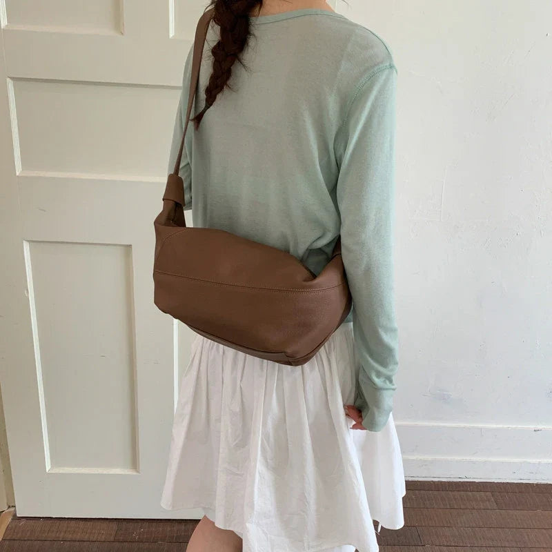 Nixie Minimalist Large Crossbody Shoulder Bag for Women